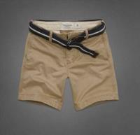 heren abercrombie and fitch casual shorts band khaki Outlet Nijmegen p5xai710